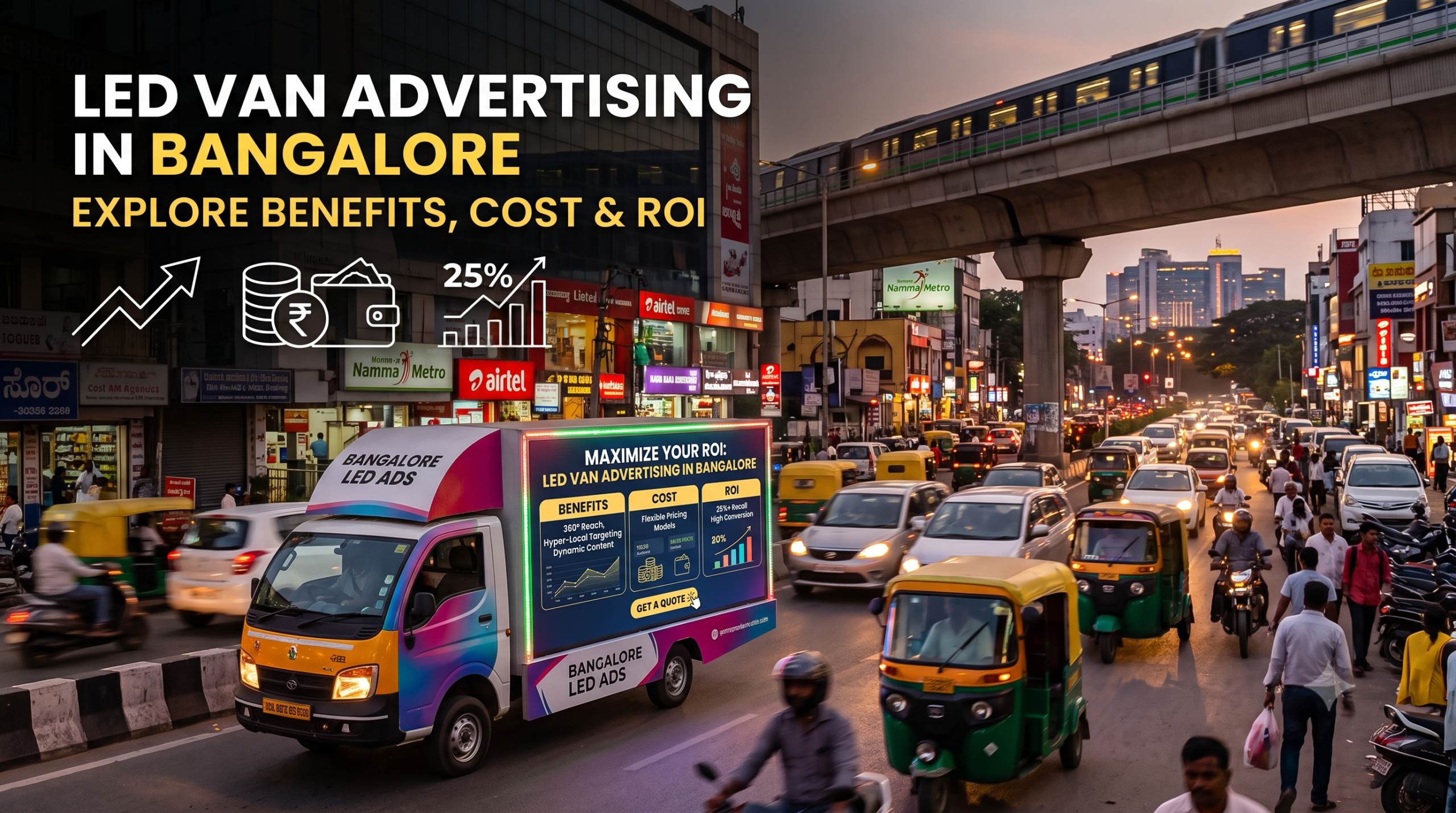 LED Van Advertising in Bangalore – Benefits, Cost & ROI