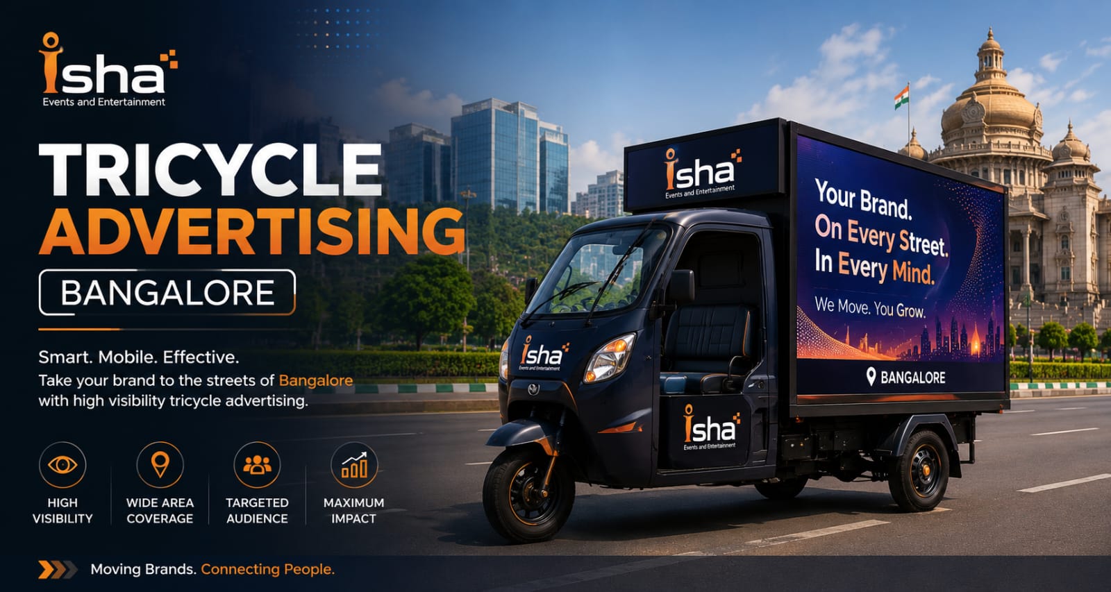 Tricycle Advertising Bangalore