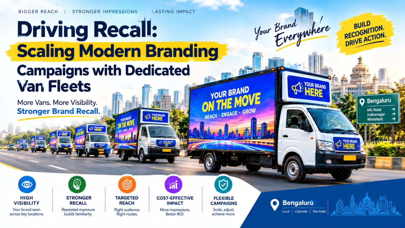 Fleet Branding & Mobile Van Advertising Bangalore | Isha Events